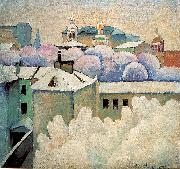 Mashkov, Ilya Winter Landscape oil on canvas